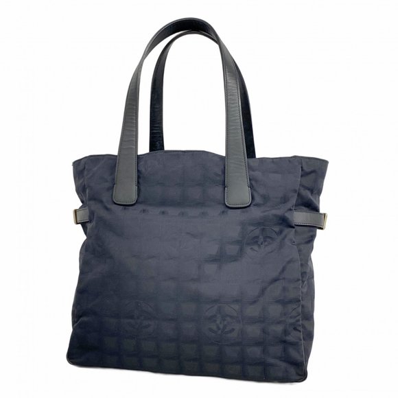 CHANEL Handbags - Chanel Tote Bag New Travel Nylon Black Champagne Ladies